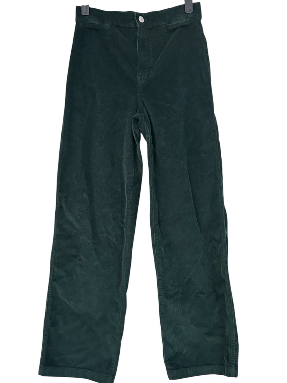 Madewell The Emmett Wide-Leg Pant In Corduroy Size 25 Style NS291 Green Stretchy - Picture 6 of 16